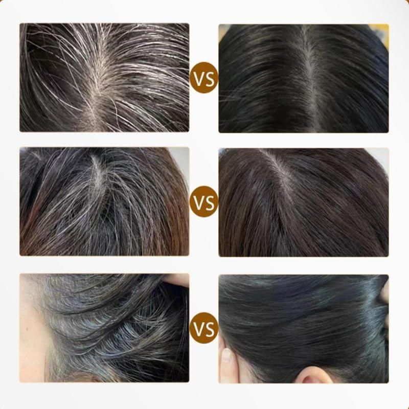 Covering White Hair is Simple and Convenient 20gm - Black (Pack of 2)